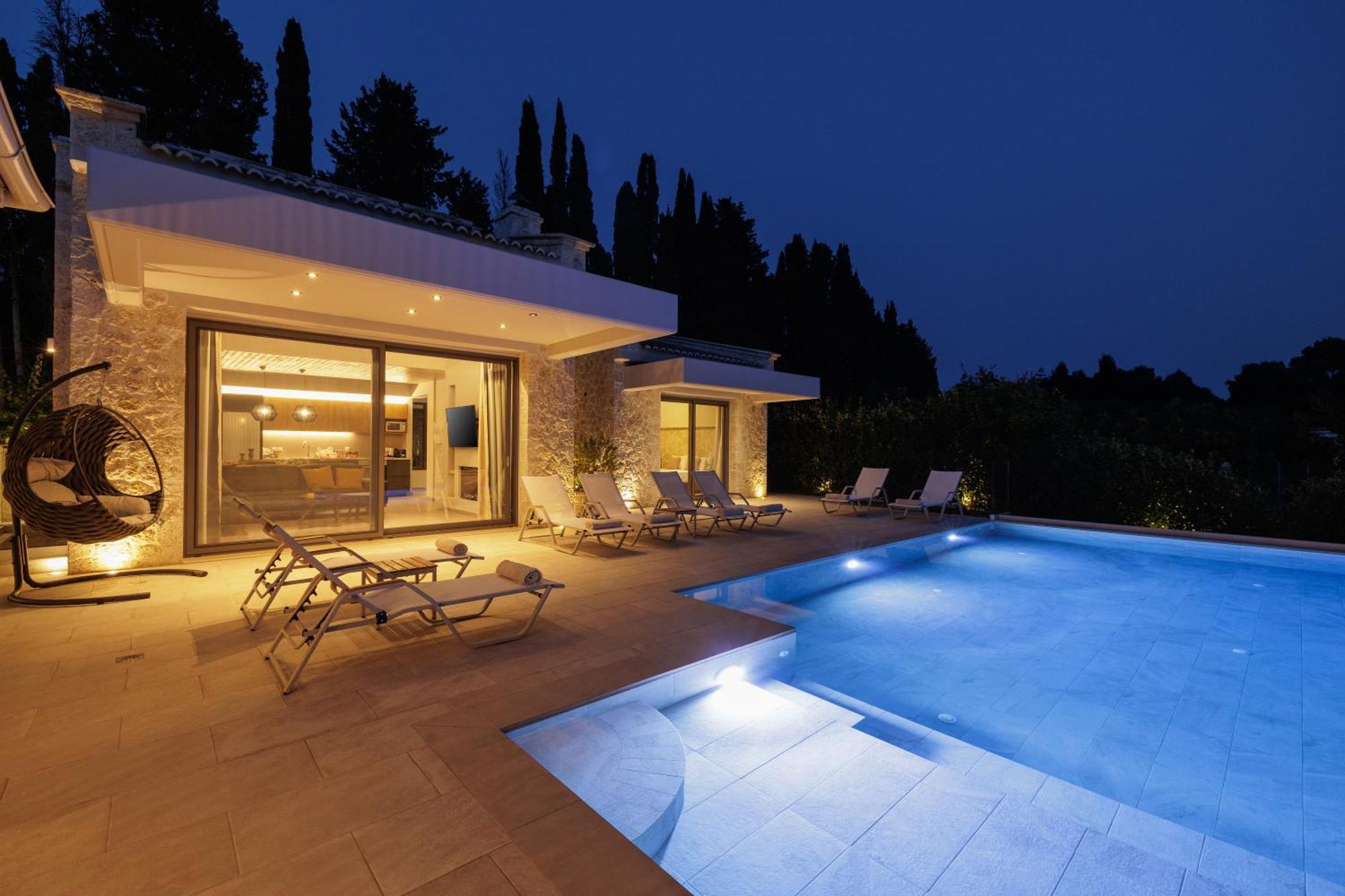 My Mediterranean Corfu Luxury Villa With Private Swimming Pool Kontokali Buitenkant foto